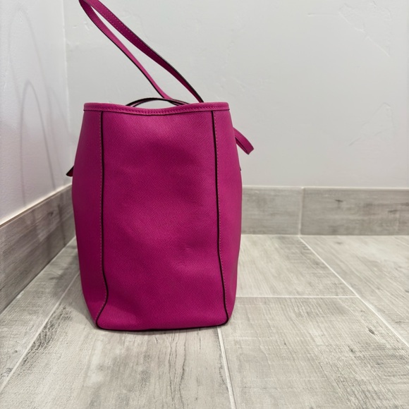 Michael Kors Fuschia Pink Purse - Picture 8 of 16